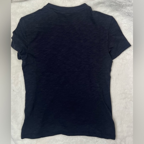 New Women’s Theory Tiny Tee 2 Nebulous Pure Nocturne Navy Size S Short Sleeve - Picture 3 of 5